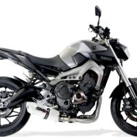 GPR exhaust compatible with  Yamaha FZ-09 2014-2016, Albus Ceramic, Full system exhaust including removable db killer and catalyst 