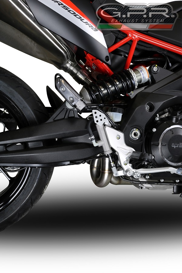 GPR exhaust compatible with  Aprilia Dorsoduro 900 2017-2020, Decatalizzatore, Decat pipe 