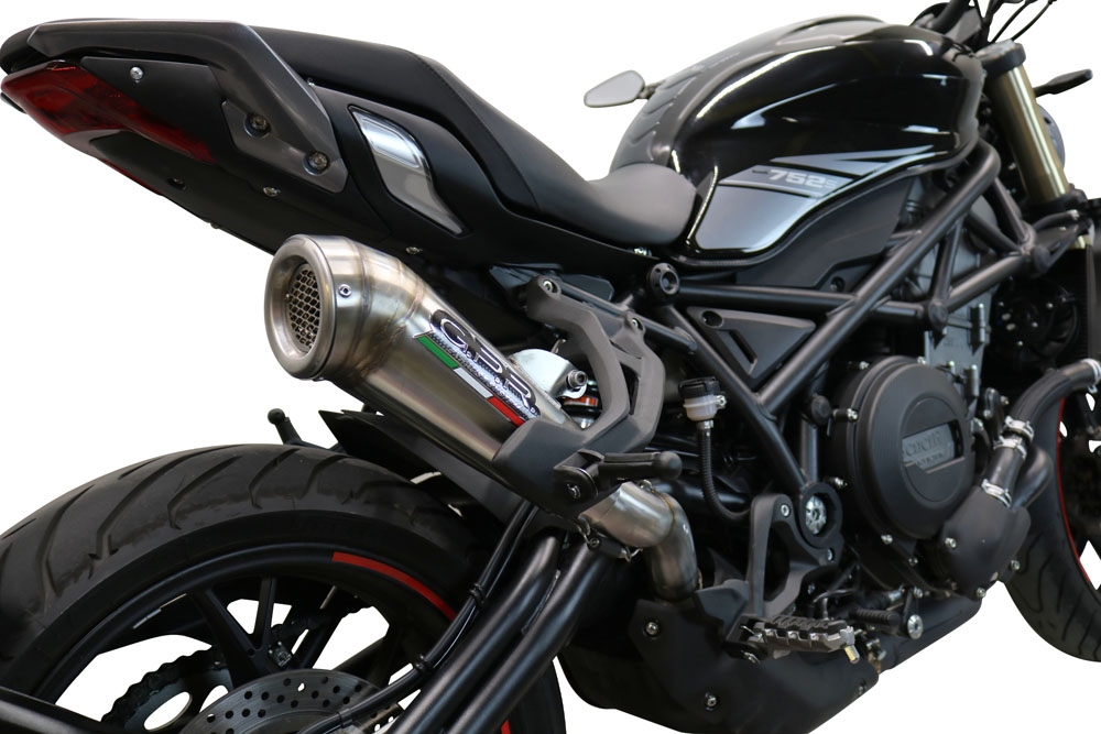 GPR exhaust compatible with  Benelli 752S 2022-2024, Powercone Evo, Slip-on exhaust including removable db killer and link pipe 