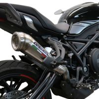 GPR exhaust compatible with  Benelli 752S 2022-2024, Powercone Evo, Slip-on exhaust including removable db killer and link pipe 