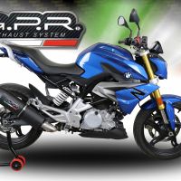 GPR exhaust compatible with  Bmw G310R 2022-2024, Furore Evo4 Poppy, Full system exhaust, including removable db killer 