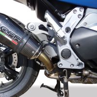 GPR exhaust compatible with  Bmw C600 Sport 2012-2016, Gpe Ann. Poppy, Slip-on exhaust including removable db killer and link pipe 