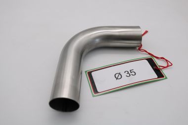 GPR escape compatible con  Cafè Racer Cafè Racer 1980-2021, Curva inox - Inox Curve Diam 35, Curva Diam.35 