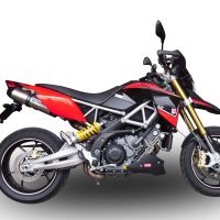 GPR exhaust compatible with  Aprilia Dorsoduro 1200 2011-2016, GP Evo4 Titanium, Dual slip-on including removable db killers and link pipes 