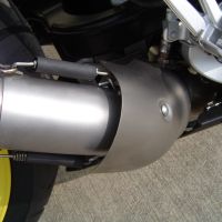 GPR exhaust compatible with  Bmw K1200GT 2006-2008, Albus Ceramic, Slip-on exhaust including removable db killer and link pipe 