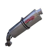 GPR exhaust compatible with  Bmw F650ST 1993-2002, Trioval, Slip-on exhaust including removable db killer and link pipe 