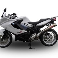 GPR exhaust compatible with  Bmw F800GT 2012-2016, Powercone Evo, Slip-on exhaust including removable db killer and link pipe 