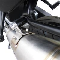 GPR exhaust compatible with  Bmw F800GT 2012-2016, Powercone Evo, Slip-on exhaust including removable db killer and link pipe 