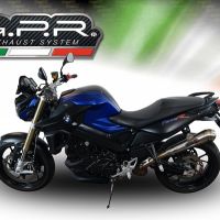 GPR exhaust compatible with  Bmw F800R 2015-2016, Powercone Evo, Slip-on exhaust including removable db killer and link pipe 