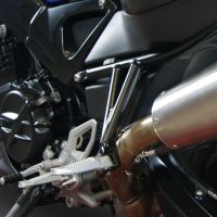 GPR exhaust compatible with  Bmw F800R 2009-2014, Albus Ceramic, Slip-on exhaust including removable db killer and link pipe 