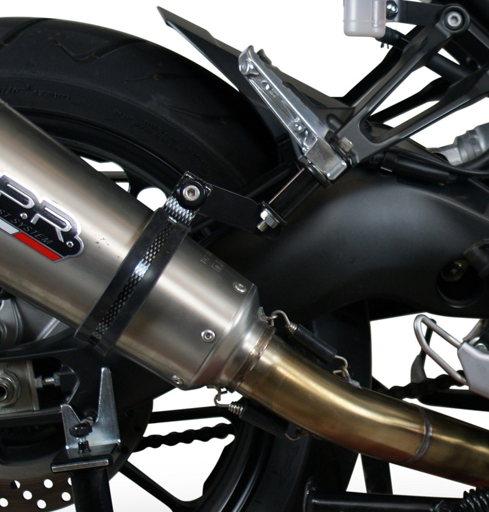 GPR exhaust compatible with  Yamaha Tracer 9 GT 2021-2024, Albus Evo4, Full system exhaust including removable db killer and catalyst 