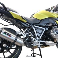 GPR exhaust compatible with  Bmw R1250R R1250RS 2019-2020, Dual Inox, Slip-on exhaust including removable db killer and link pipe 