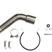 GPR exhaust compatible with  Kawasaki Versys 1000 2021-2024, Dual Poppy, Slip-on exhaust including removable db killer and link pipe 