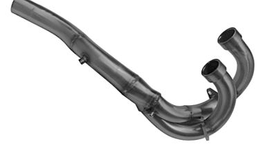 GPR exhaust compatible with  Aeon Cobra 420 2022-2023, Decatalizzatore, Decat pipe 