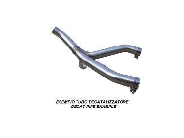 GPR exhaust compatible with  Bmw R1150GS - Adventure 1999-2006, Decatalizzatore, Decat pipe 