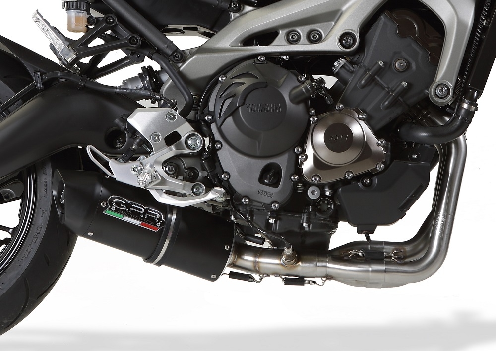 GPR exhaust compatible with  Yamaha XSR900 2016-2021, Furore Evo4 Poppy, Full system exhaust including removable db killer and catalyst 