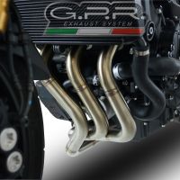 GPR exhaust compatible with  Yamaha FZ-09 2014-2016, Albus Ceramic, Full system exhaust including removable db killer and catalyst 