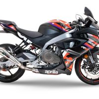 GPR exhaust compatible with  Aprilia RS 457 2024-2025, Powercone Evo, Full system exhaust, including removable db killer 