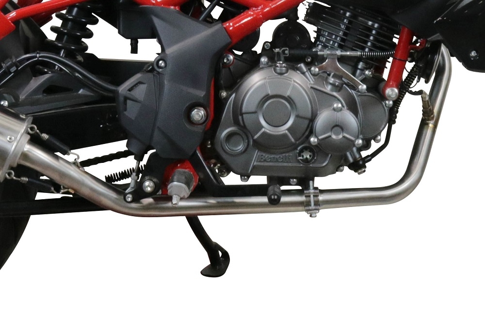 GPR exhaust compatible with  Benelli Bn 125 2021-2024, M3 Inox , Full system exhaust, including removable db killer 