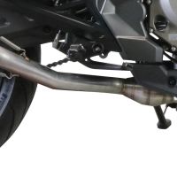 GPR exhaust compatible with  Cf Moto 400 NK 2019-2020, Furore Evo4 Poppy, Slip-on exhaust including removable db killer, link pipe and catalyst 