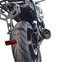 GPR exhaust compatible with  Cf Moto 650 Gt 2022-2024, GP Evo4 Poppy, Slip-on exhaust including removable db killer and link pipe 