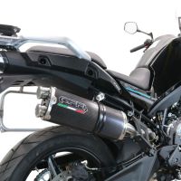 GPR exhaust compatible with  Cf Moto 800 Mt Touring 2022-2024, Dual Poppy, Slip-on exhaust including removable db killer and link pipe 