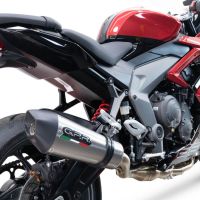 GPR exhaust compatible with  Triumph Daytona 660 2023-2025, GP Evo4 Titanium, Full system exhaust including removable db killer and catalyst 