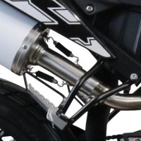 GPR exhaust compatible with  Aprilia Rx 125 2021-2024, Furore Evo4 Nero, Slip-on exhaust including link pipe and removable db killer 