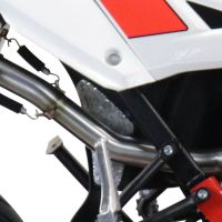 GPR exhaust compatible with  Beta RR 125 4T Enduro 2019-2020, Furore Evo4 Nero, Slip-on exhaust including link pipe and removable db killer 