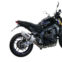 GPR exhaust compatible with  Yamaha FJ-09 2021-2023, Albus Evo4, Full system exhaust including removable db killer and catalyst 