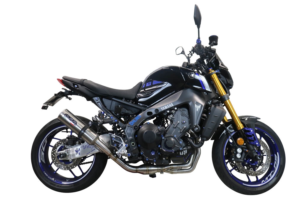 GPR exhaust compatible with  Yamaha FJ-09 2021-2023, M3 Inox , Full system exhaust including removable db killer and catalyst 