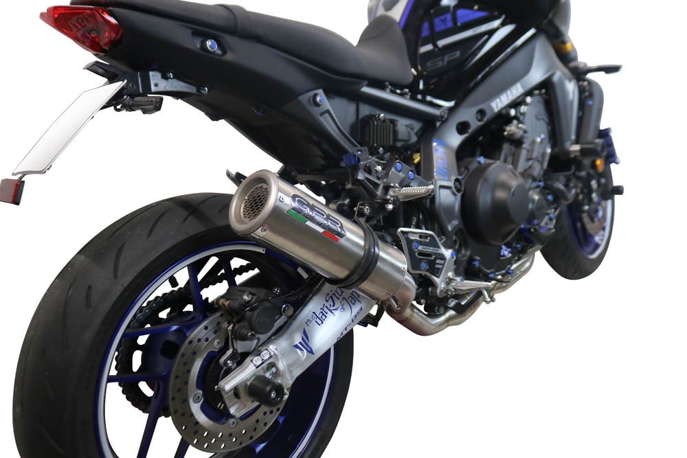 GPR exhaust compatible with  Yamaha FJ-09 2021-2023, M3 Inox , Full system exhaust including removable db killer and catalyst 