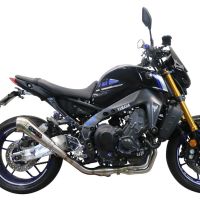 GPR exhaust compatible with  Yamaha FJ-09 2021-2023, Powercone Evo, Full system exhaust including removable db killer and catalyst 