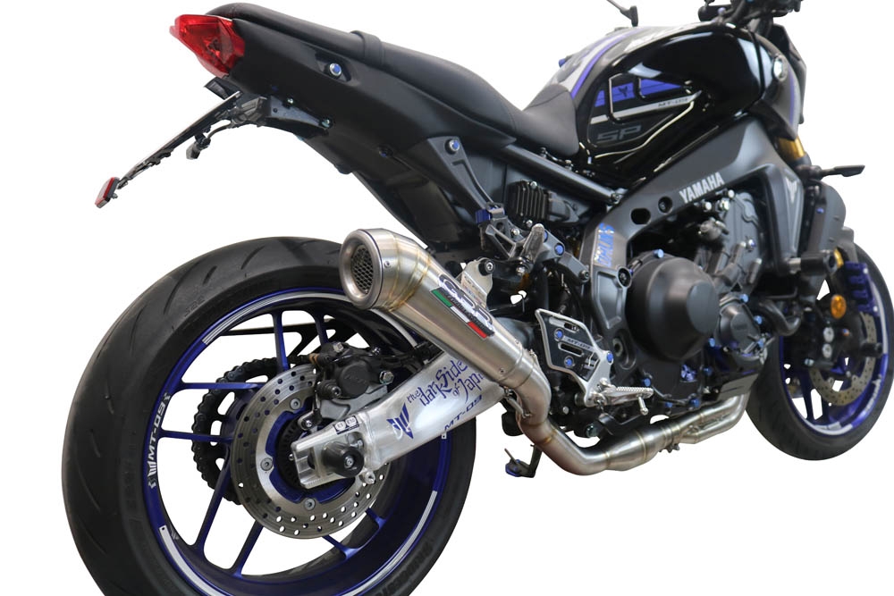 GPR exhaust compatible with  Yamaha FJ-09 2021-2023, Powercone Evo, Full system exhaust including removable db killer and catalyst 