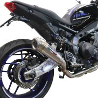 GPR exhaust compatible with  Yamaha FJ-09 2021-2023, Powercone Evo, Full system exhaust including removable db killer and catalyst 