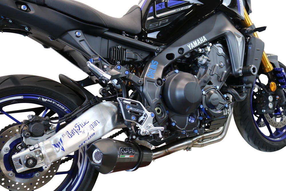 GPR exhaust compatible with  Yamaha FJ-09 2021-2024, Gpe Ann. Poppy, Full system exhaust, including removable db killer 