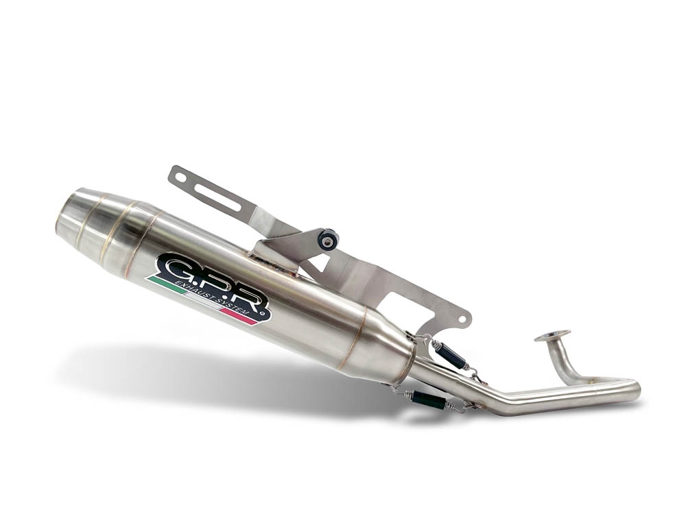 GPR exhaust compatible with  Honda Zoomer 50 2003-2013, Deeptone Inox, Full system exhaust, including removable db killer  