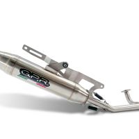 GPR exhaust compatible with  Honda Zoomer 50 2003-2013, Deeptone Inox, Full system exhaust, including removable db killer  