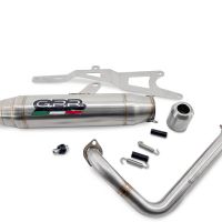 GPR exhaust compatible with  Honda Zoomer 50 2003-2013, Deeptone Inox, Full system exhaust, including removable db killer  