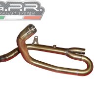 GPR exhaust compatible with  Suzuki SV650 / SV650 ABS 2021-2024, Trioval, Slip-on exhaust including removable db killer and link pipe 