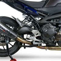 GPR exhaust compatible with  Yamaha Tracer 9 GT 2021-2024, GP Evo4 Poppy, Full system exhaust including removable db killer and catalyst 