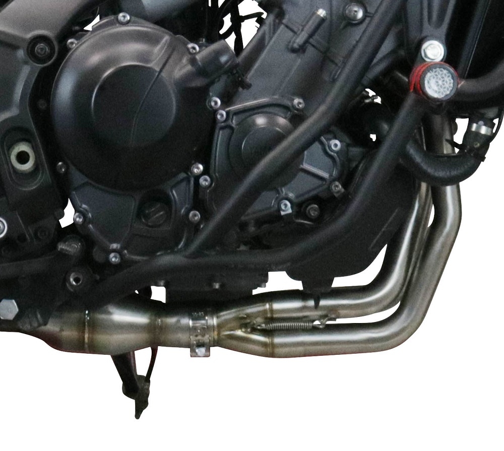 GPR exhaust compatible with  Yamaha Tracer 9 2021-2024, M3 Inox , Full system exhaust including removable db killer and catalyst 