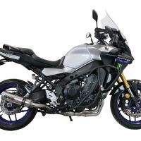 GPR exhaust compatible with  Yamaha Tracer 9 2021-2024, M3 Inox , Full system exhaust including removable db killer and catalyst 