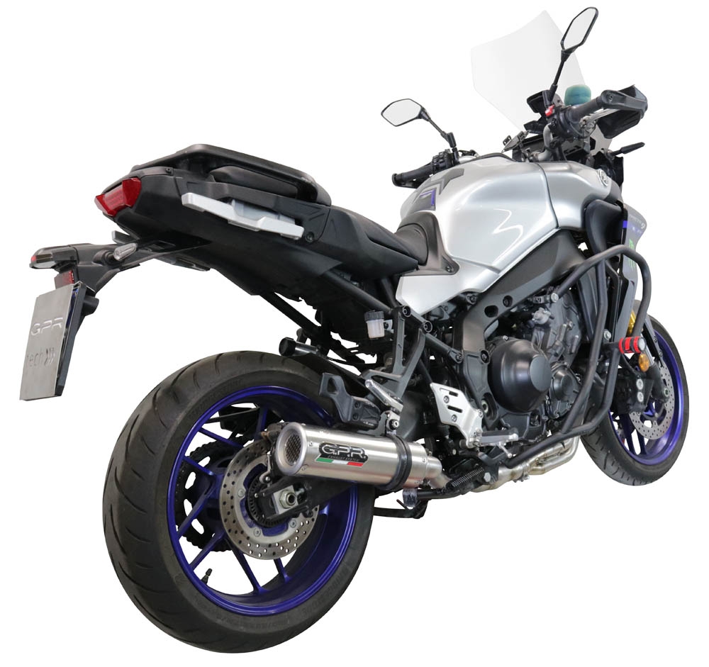 GPR exhaust compatible with  Yamaha Tracer 9 2021-2024, M3 Inox , Full system exhaust including removable db killer and catalyst 