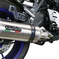 GPR exhaust compatible with  Yamaha Tracer 9 2021-2024, Satinox , Full system exhaust including removable db killer and catalyst 