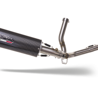 GPR exhaust compatible with  Suzuki V-Strom 650 2021-2024, Furore Evo4 Poppy, Mid-Full system exhaust, including removeble db killer and catalyst 