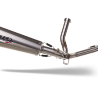 GPR exhaust compatible with  Suzuki SV650 SV650S 1999-2002, Gpe Ann. titanium, Mid-Full system exhaust including removable db killer 