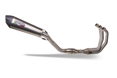 GPR exhaust compatible with  Yamaha Tracer 9 2021-2024, Gpe Ann. titanium, Full system exhaust, including removable db killer 