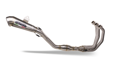 GPR exhaust compatible with  Yamaha FJ-09 2021-2023, Powercone Evo, Full system exhaust including removable db killer and catalyst 