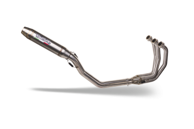 GPR exhaust compatible with  Triumph Tiger Sport 660 2022-2024, Deeptone Inox, Full system exhaust, including removable db killer 